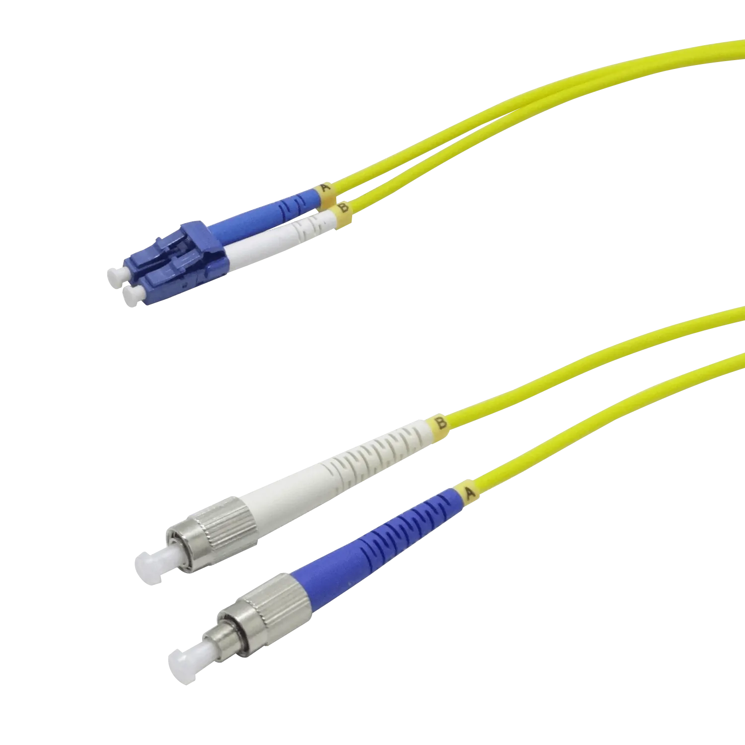 5mt LC-FC MonoModo SM Duplex Jumper Cable Fibra 9/125um LSZH 2
