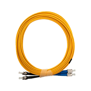5mt ST-FC MonoModo SM Duplex Jumper Cable Fibra 3.0mm 9/125um