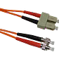5mt SC-FC OM1 MultiModo MM Duplex Jumper Fibra 62.5/125um LSZH - Miniatura 2