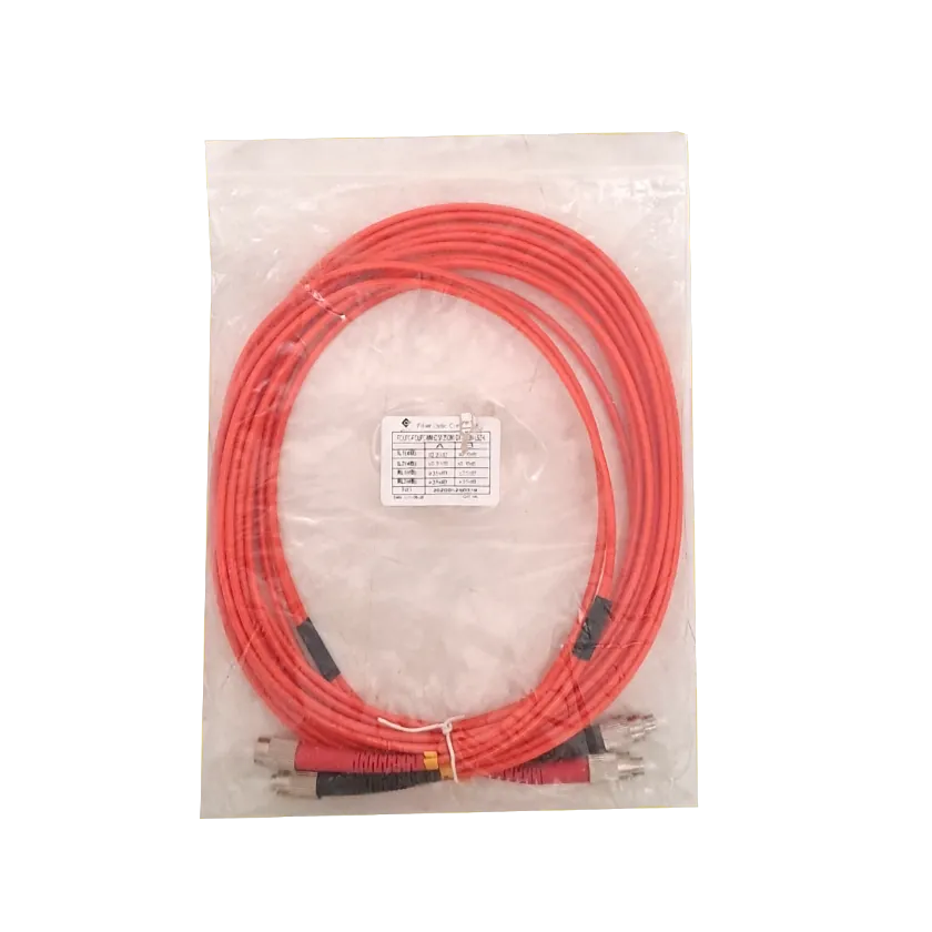5mt FC-ST OM1 Multimodo MM Duplex Jumper Fibra 62.5/125um LSZH 2