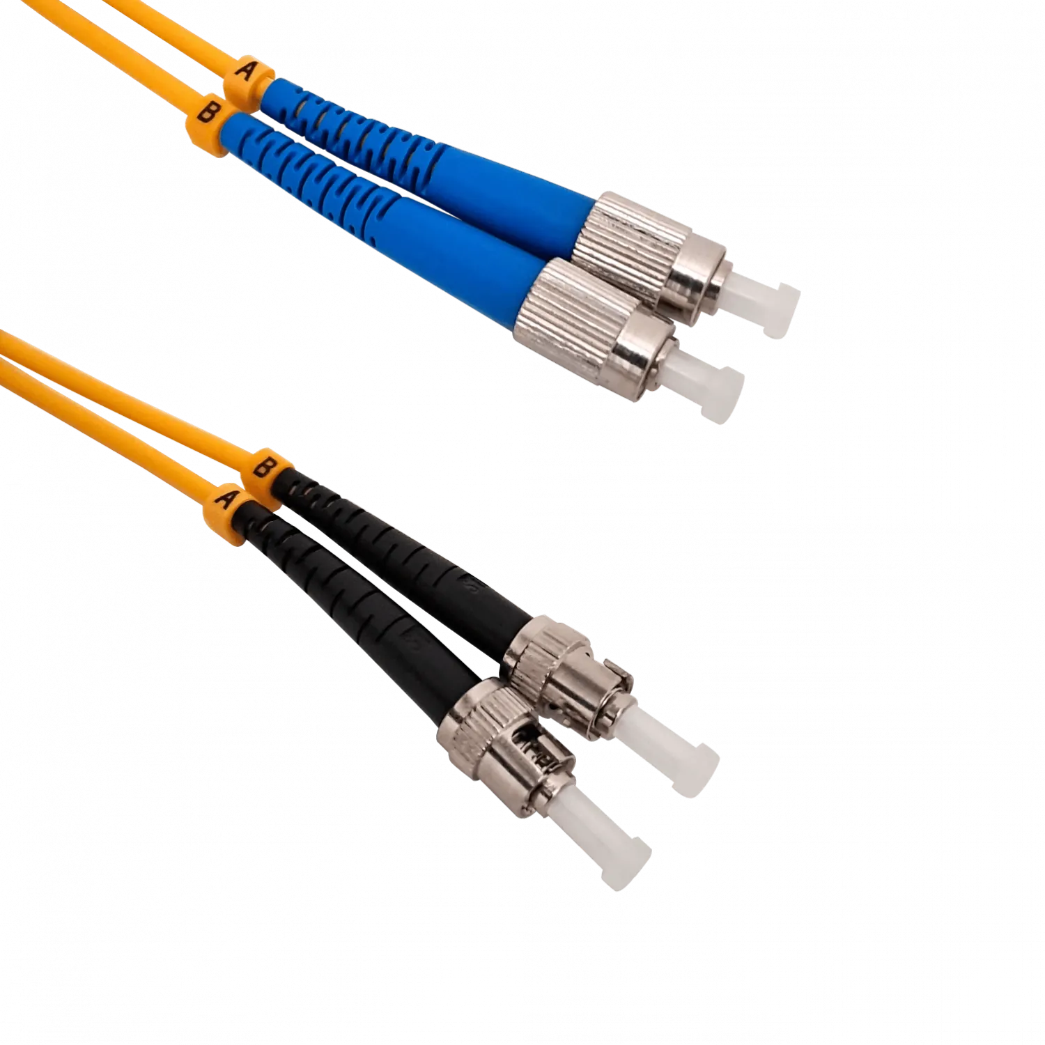 5mt ST-FC MonoModo SM Duplex Jumper Cable Fibra 3.0mm 9/125um 3
