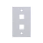 BLANCO 2-Keystone Vertical Faceplate 70x114mm - Miniatura 2
