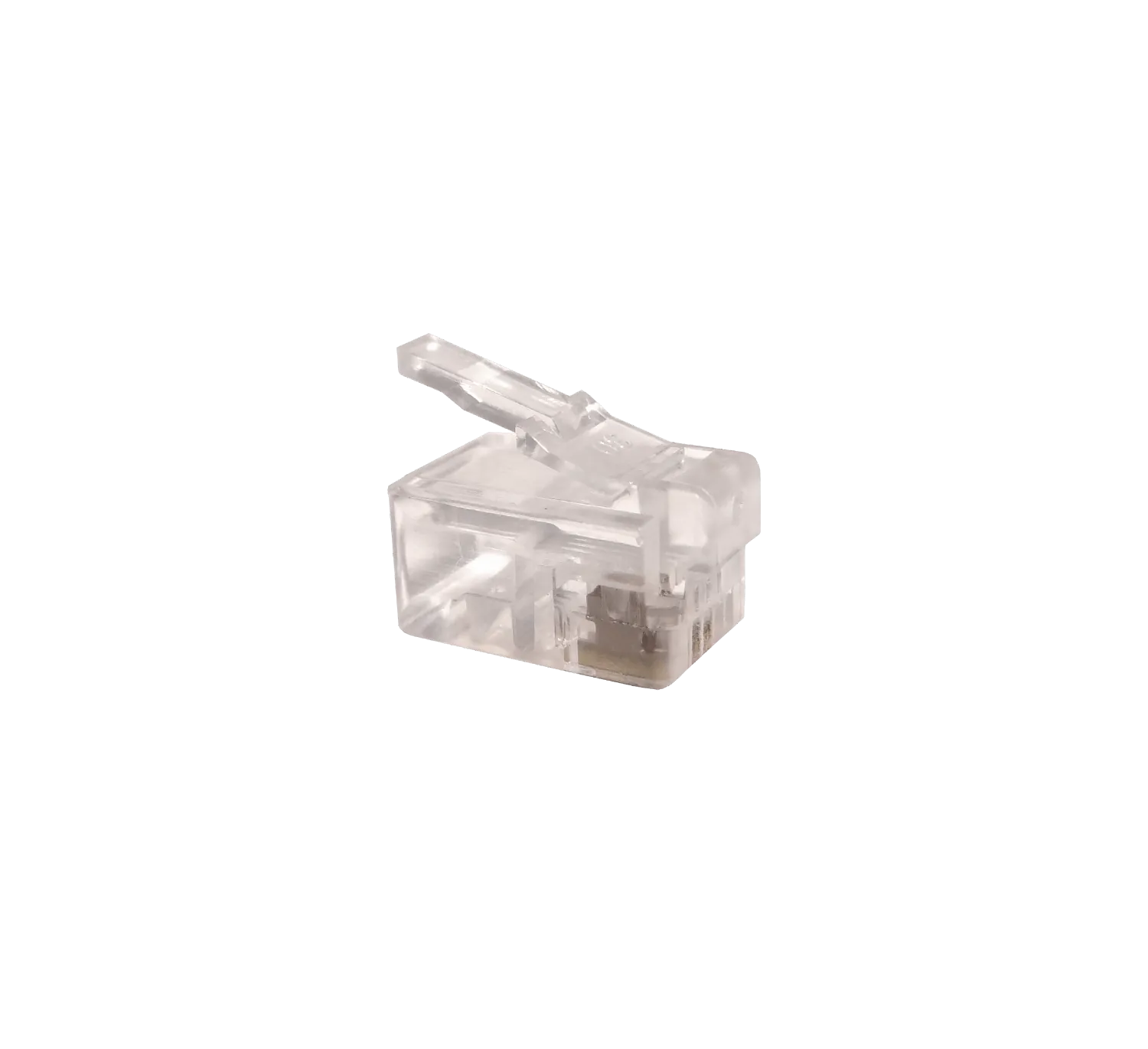 10un RJ9 RJ10 RJ22 Macho 4P4C-7,7mm Auricular Conector Crimpeable 2