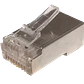 100 unidades FTP STP Conector RJ45 Cat5e Metalizado Crimpeable - Miniatura 2