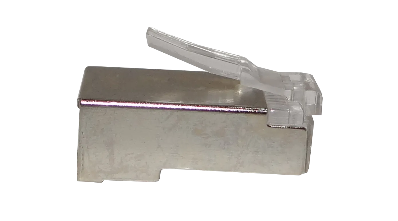 100 unidades FTP STP Conector RJ45 Cat5e Metalizado Crimpeable 3