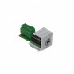 Keystone 35MMFT Conector 3.5mm Hembra, Audio Estéreo 1/8