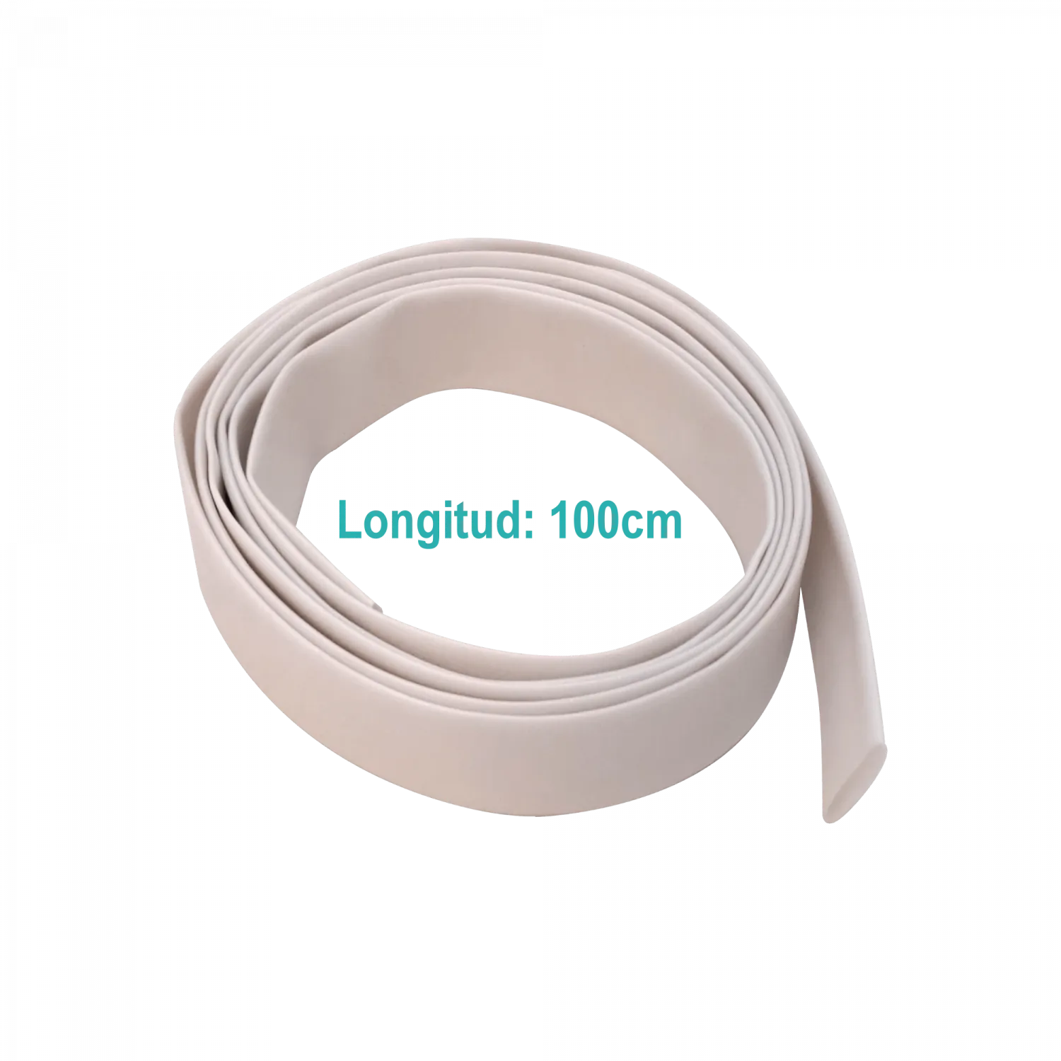 10mm 1mt LMR195 Blanco Termo Contractil Termoretractil PE 2