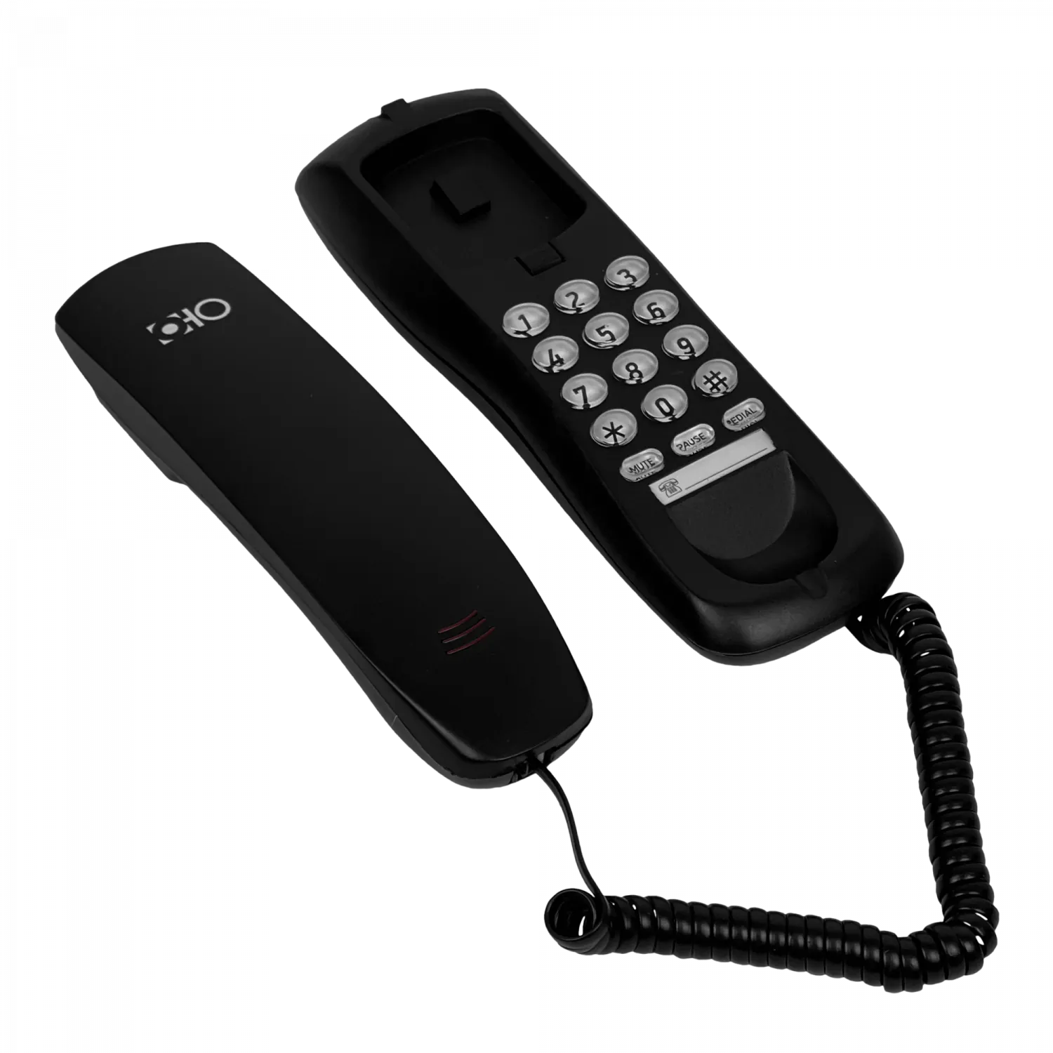 OHO Telefono Analogo Gondola Negro 1-RJ11-M/H 4