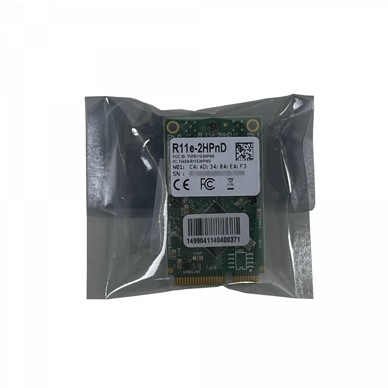 Tarjeta miniPCI-e MikroTik R11e-2HPnD - 2.4 GHz, Alta Potencia 3
