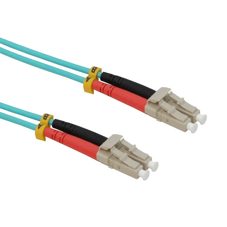 100mt LC-LC OM3 MultiModo MM Duplex Jumper Fibra 3.0mm 50/125um LSZH 3