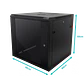 Gabinete Pared LINKMADE RK11-6L 11U Fondo 60cm Negro Rack - Miniatura 4