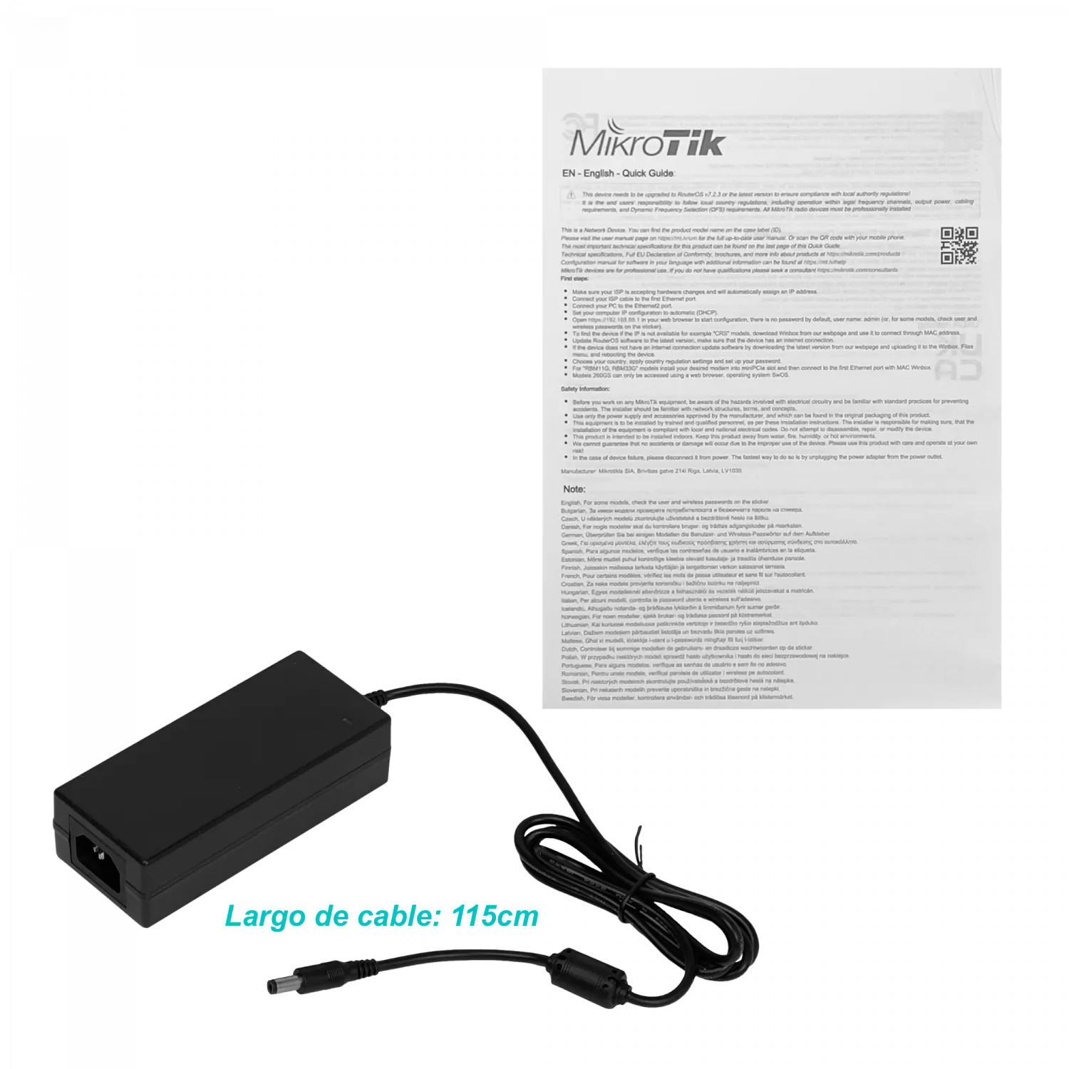 Switch Gigabit 5 Puertos, MikroTik RB260GSP, PoE, 1 SFP, VLAN, SwOS, Compacto, No Administrable 3
