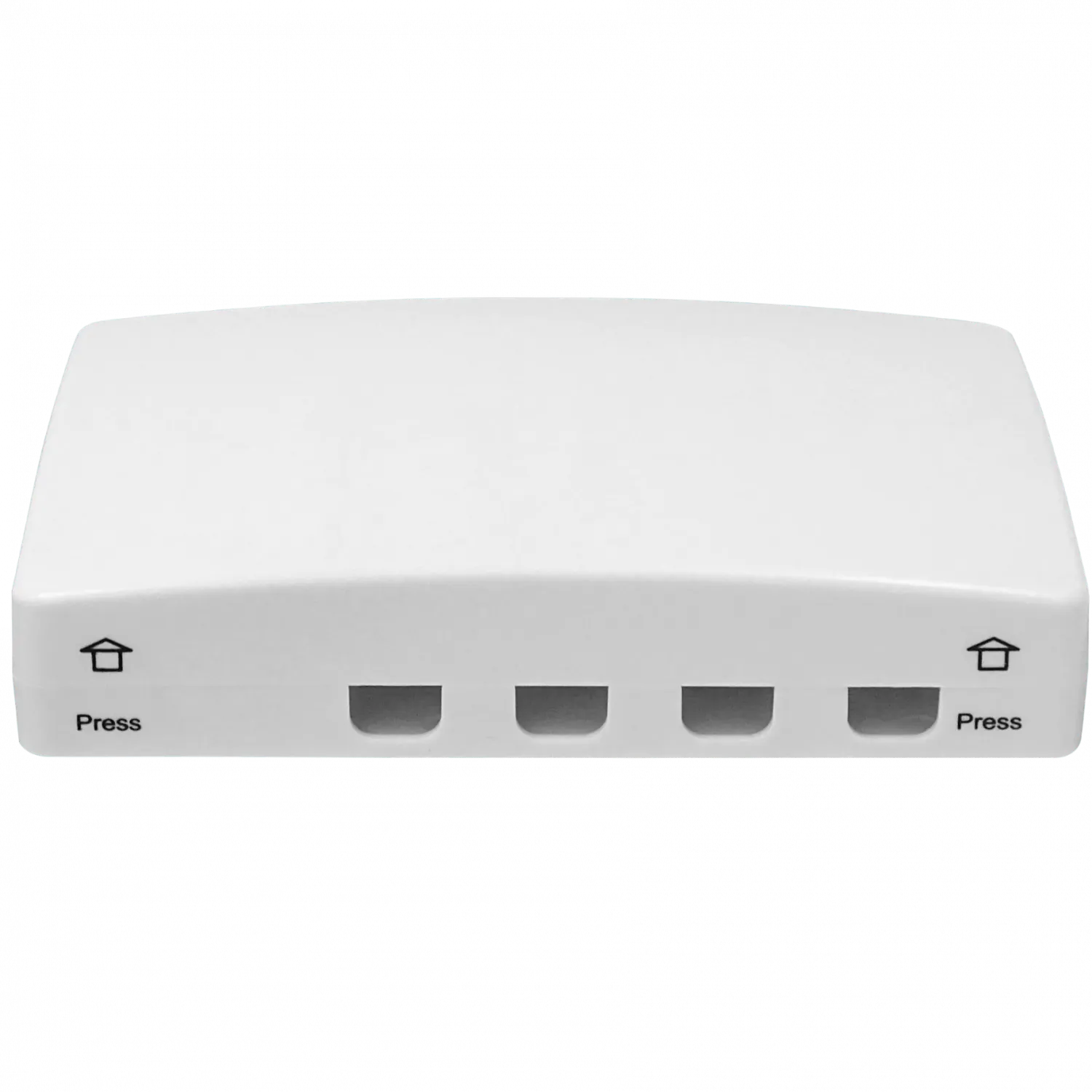 Caja de Terminación de Fibra Óptica 4 Puertos IP20 Blanca - BOX-4C 5