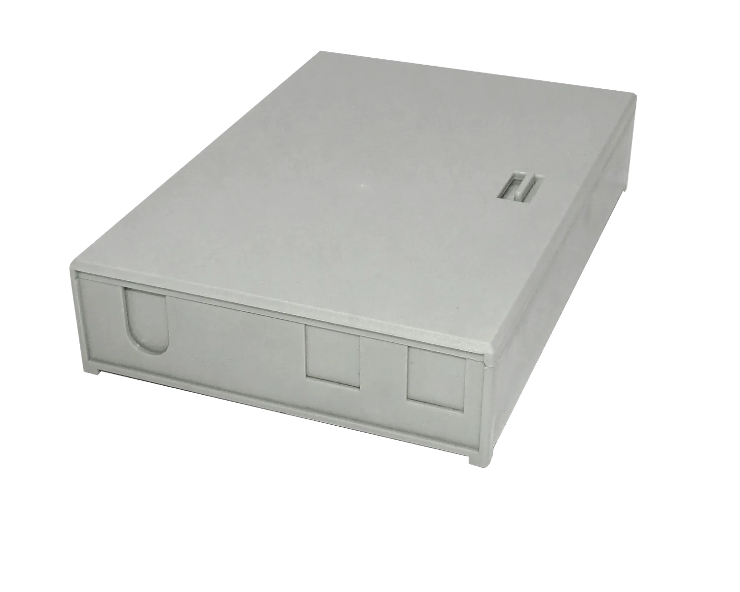 Caja de Terminación de Fibra Óptica 6 Puertos IP20 Gris - BOX-6C 5