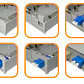 Caja de Terminación de Fibra Óptica 6 Puertos IP20 Gris - BOX-6C - Miniatura 7