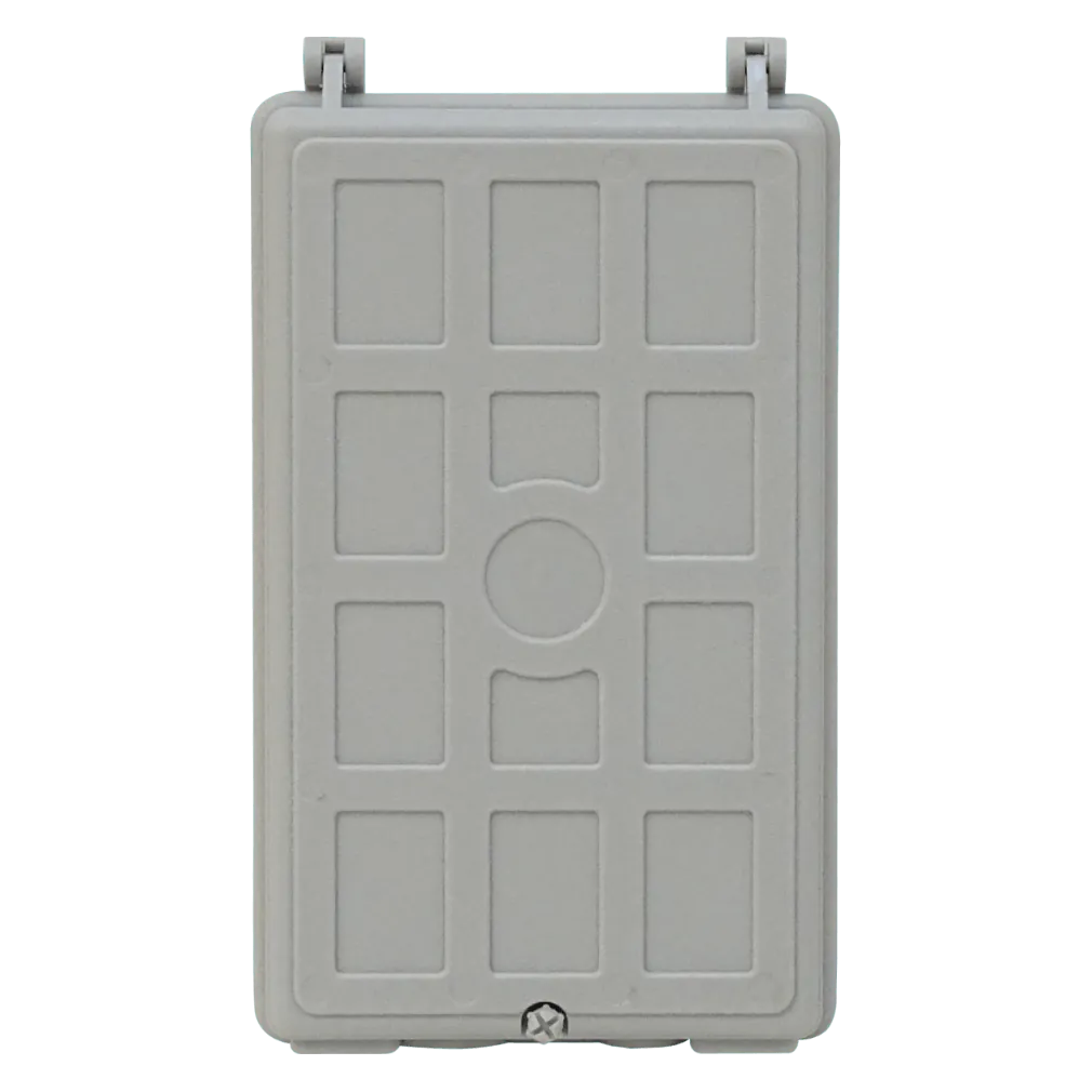 Caja NAP de Fibra Óptica 24 Puertos IP52 Gris - BOX-24C 3
