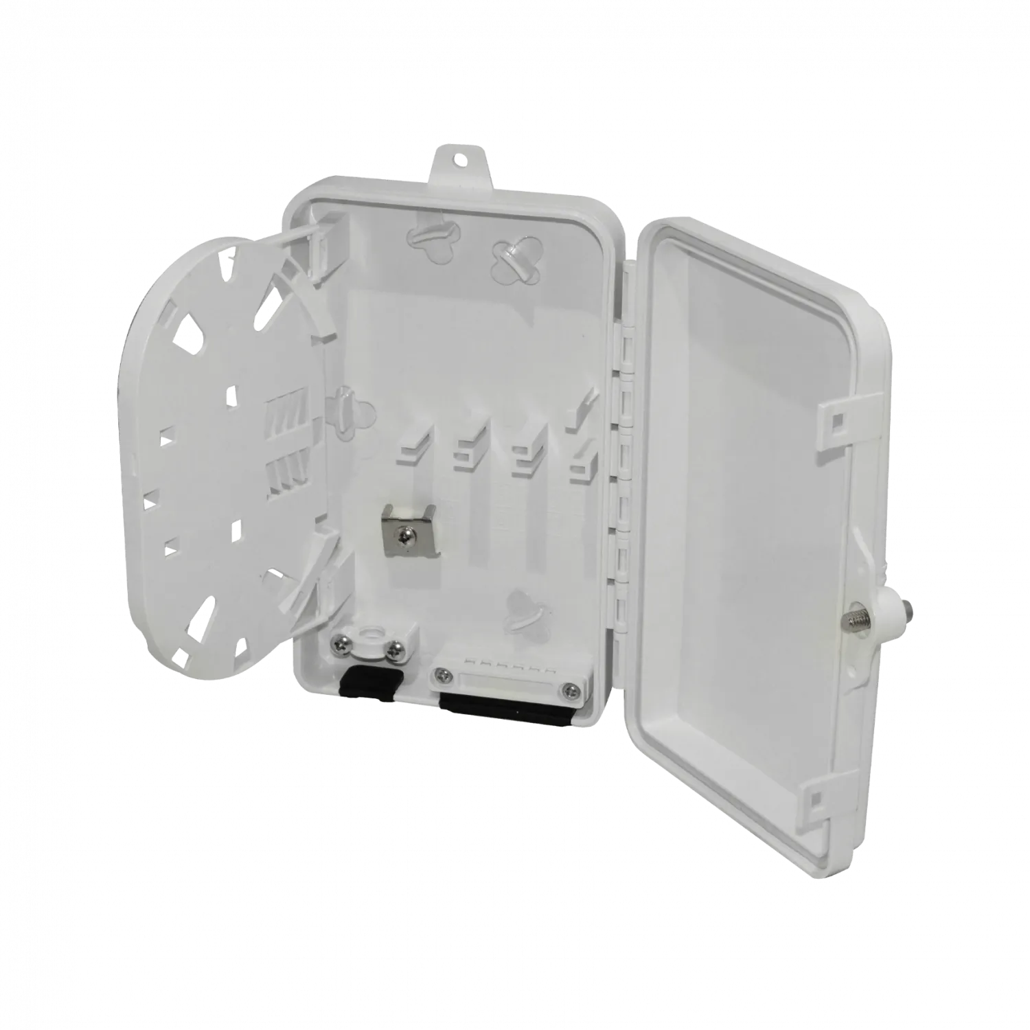 Caja NAP de Fibra Óptica 6 Puertos Rectangular IP65 - BOX-1-6C 2