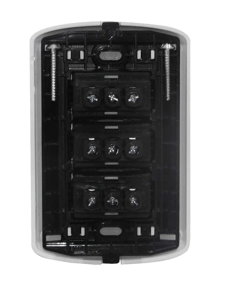 BTICINO MODUS 3-ENCHUFES-10A-NACIONAL CON BASE Y TAPA BLANCA ARMADO 2
