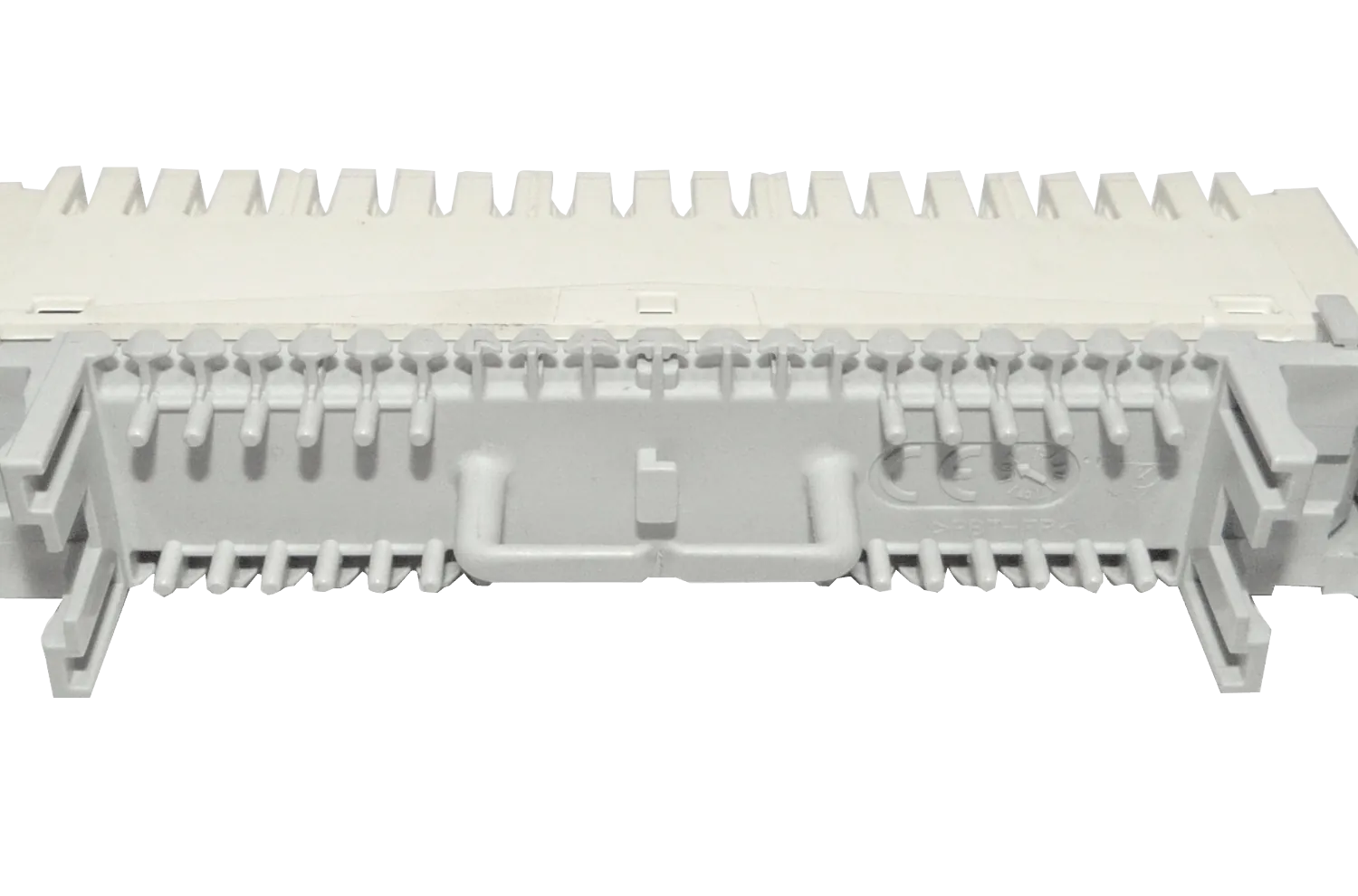 Regleta con-Desconexion Telef Blanca 10-Pares KRONE req-Base/DISP-PEG 3