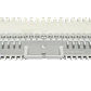 Regleta con-Desconexion Telef Blanca 10-Pares KRONE req-Base/DISP-PEG - Miniatura 3
