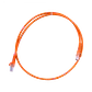 LINKMADE 1MT CAT6 NARANJO LSZH CABLE PATCH INYECTADO MULTIFILAR - Miniatura 3