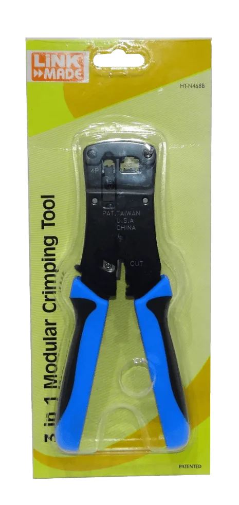 Crimpeadora LINKMADE MNN-N468 RJ45 RJ12 RJ11 Pivote Vertical 2
