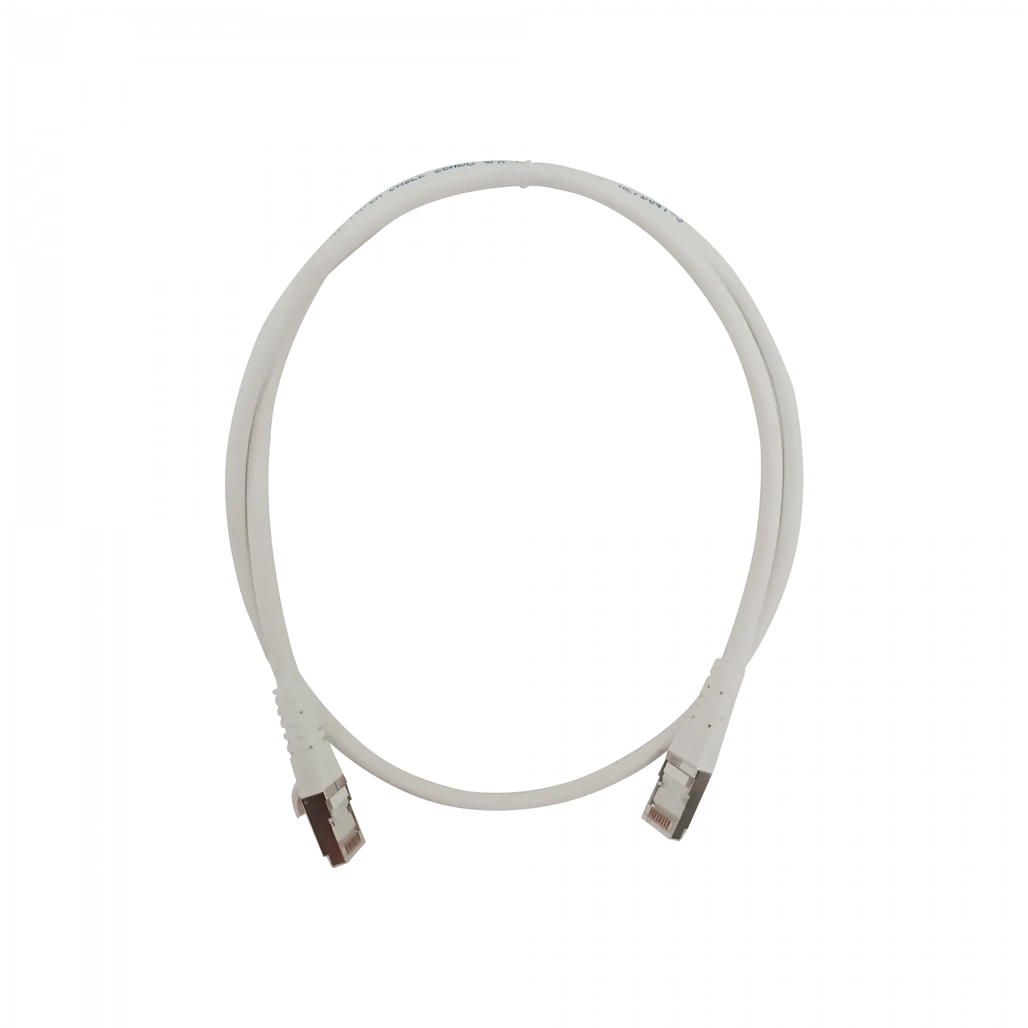 Cable Patch LINKMADE Cat6 F/UTP 1mt Blanco LSZH Inyectado Multifilar 2