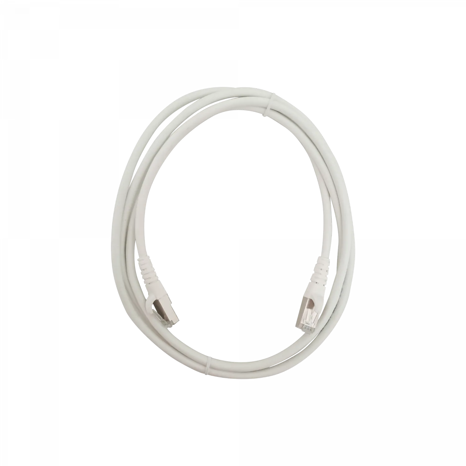 Cable Patch LINKMADE Cat6 F/UTP 2mt Blanco LSZH Inyectado Multifilar 2