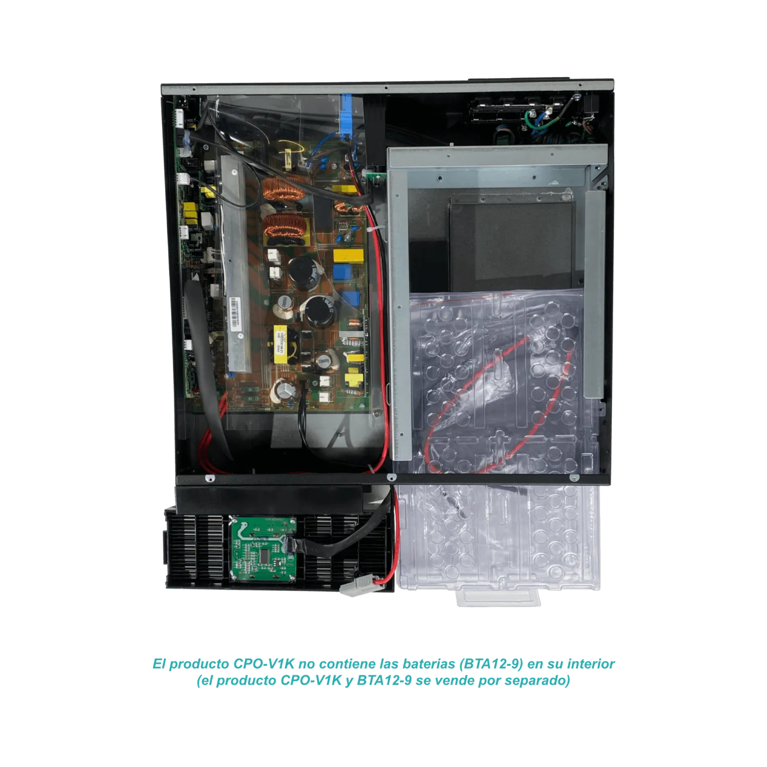 UPS CITO CPO-V1K Online 1kVA 900W, 0ms, Rack 2U, Requiere 2 Baterías 24VDC   5