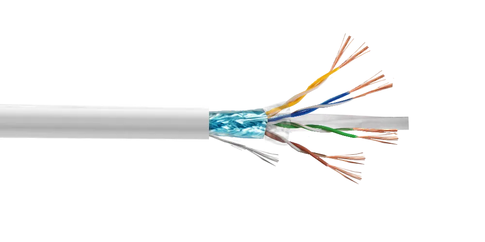 Cable Patch LINKMADE Cat6 F/UTP Blanco LSZH, 10m, Inyectado, Multifilar 2