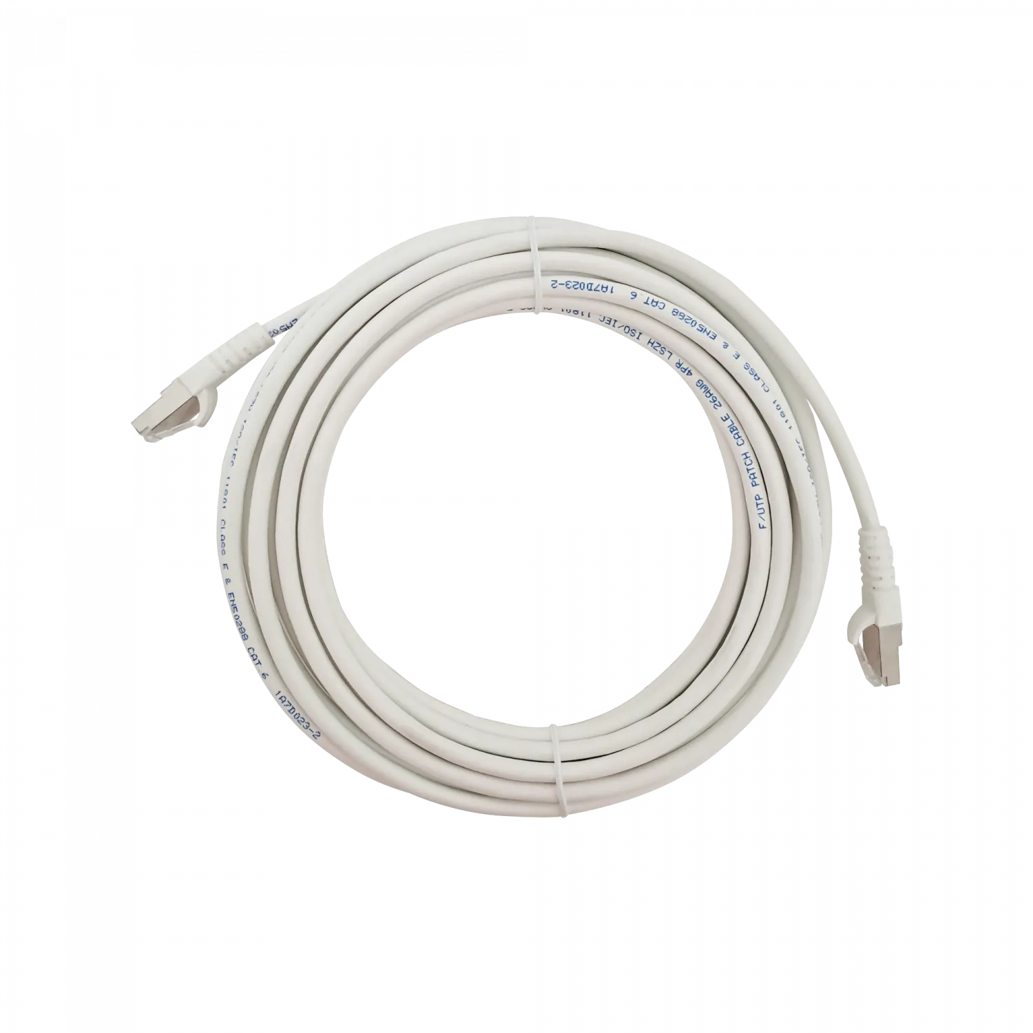 Cable Patch LINKMADE Cat6 F/UTP 7mt Blanco LSZH Inyectado Multifilar 5