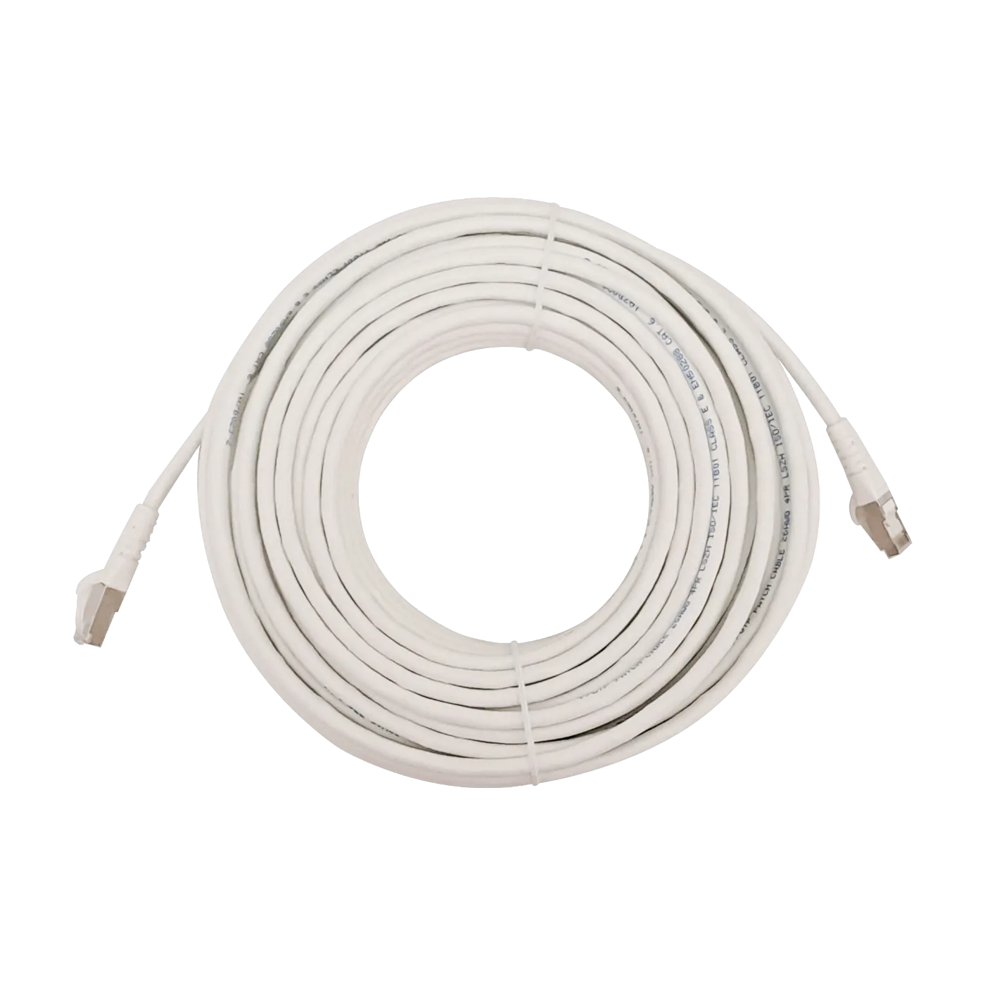 Cable Patch LINKMADE Cat6 F/UTP 20mt Blanco LSZH Inyectado Multifilar 5