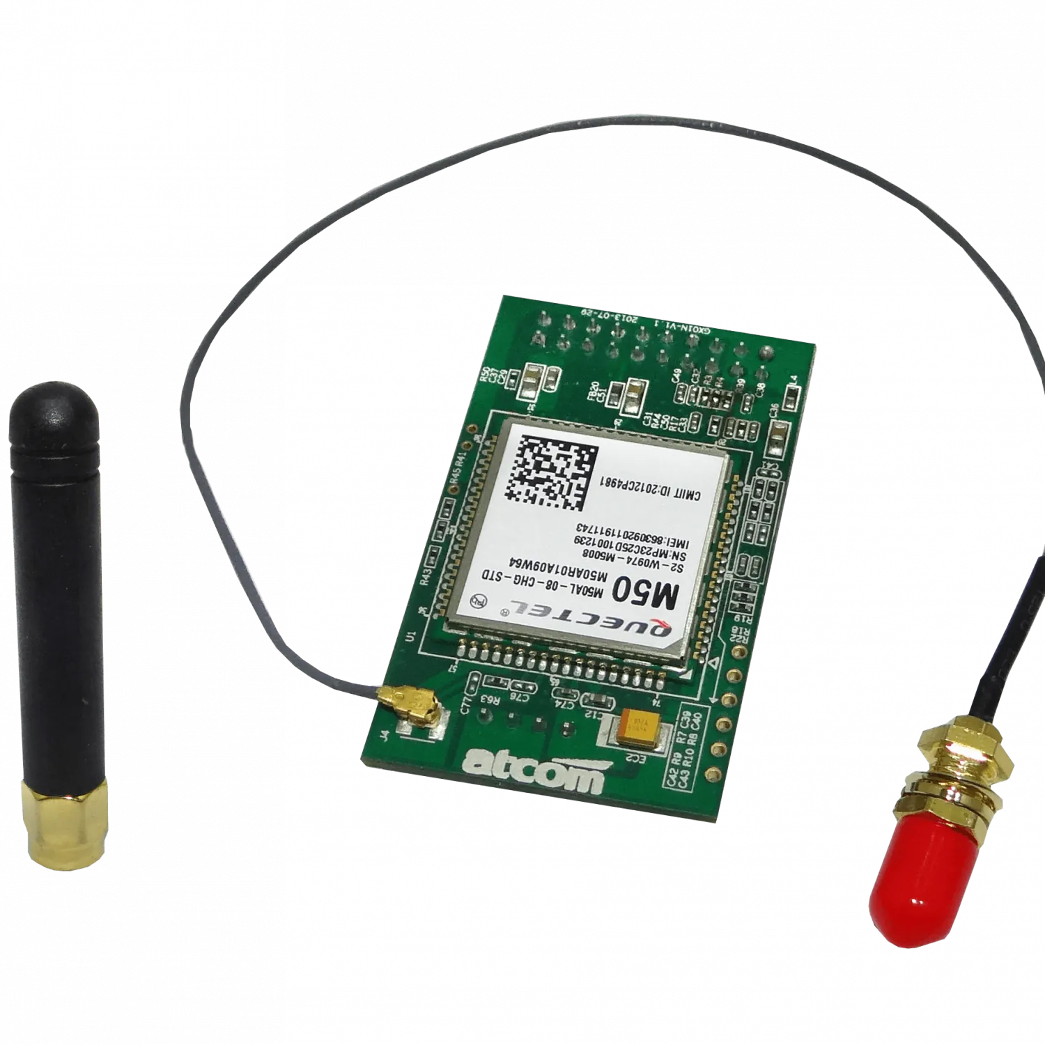 ATCOM MODULO 1-GSM 1-RPSMA-HEMBRA INC-ANTENA P/AXE-2G4AN/4GN M50AL 2