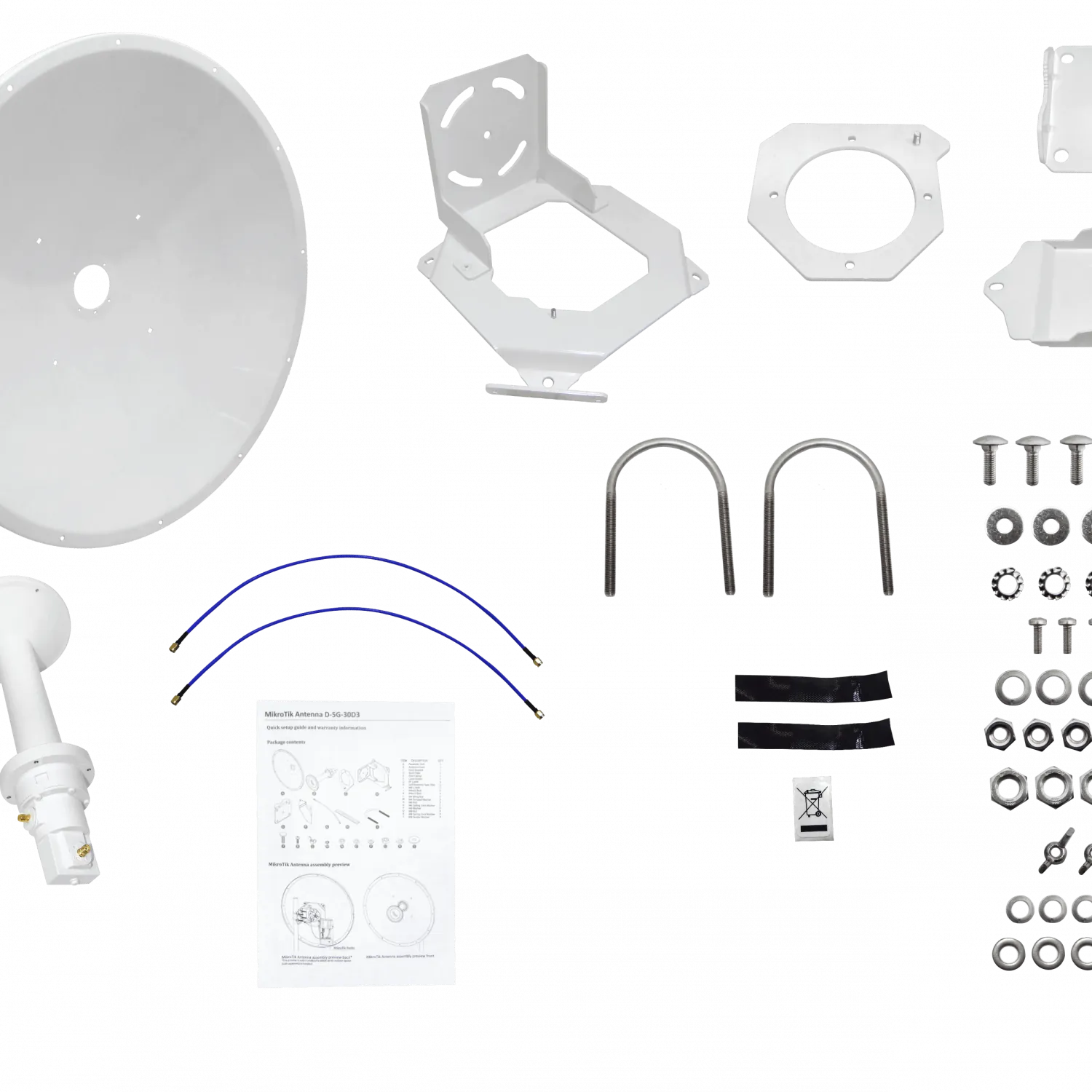 MIKROTIK MtjeSimple 30dBi 3º 700mm 4,7-5,9GHz 2x2 2-RPSMA-M/H Antena 4