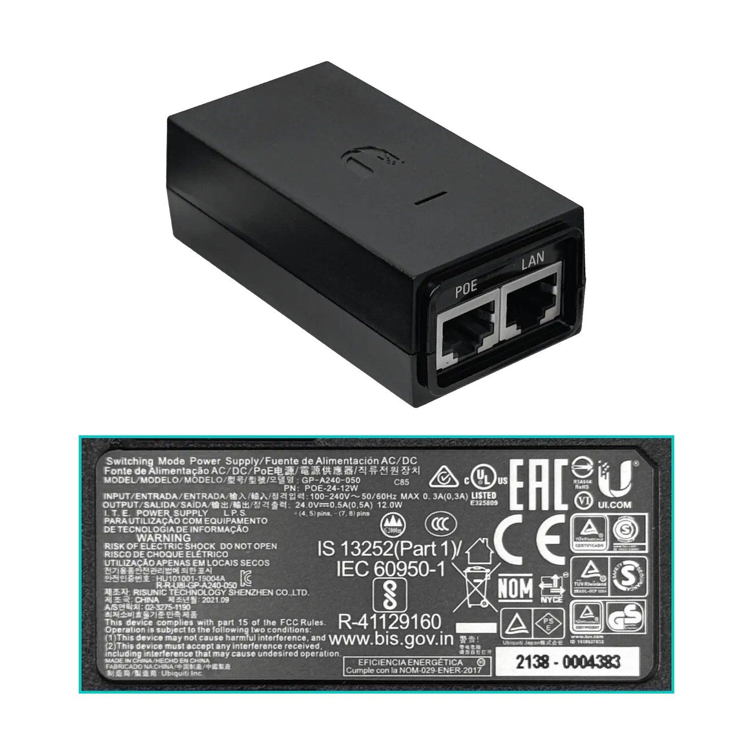 UBIQUITI 5GHz 16dBi 2x2 1-100 5150-5875MHz 26dBm NanoBeamM5 inc/PoE24V 5
