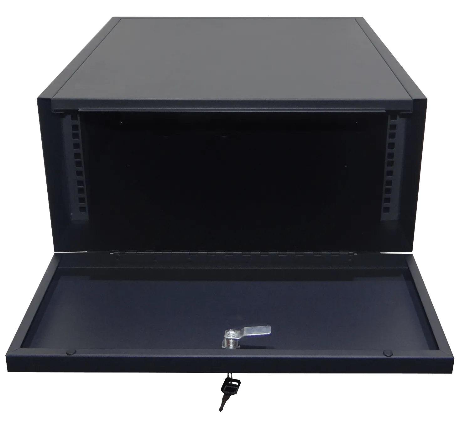 Gabinete Seguridad LINKMADE RK04-6LF 4U Fondo 60cm Negro Puerta de Fierro 5