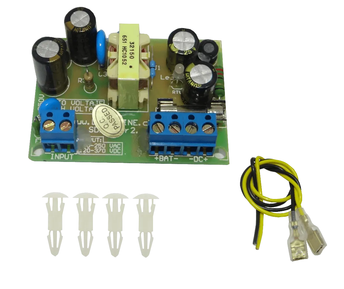 Fuente Cargador de Batería 13.8V 1.5A, Constante, sin Caja 3