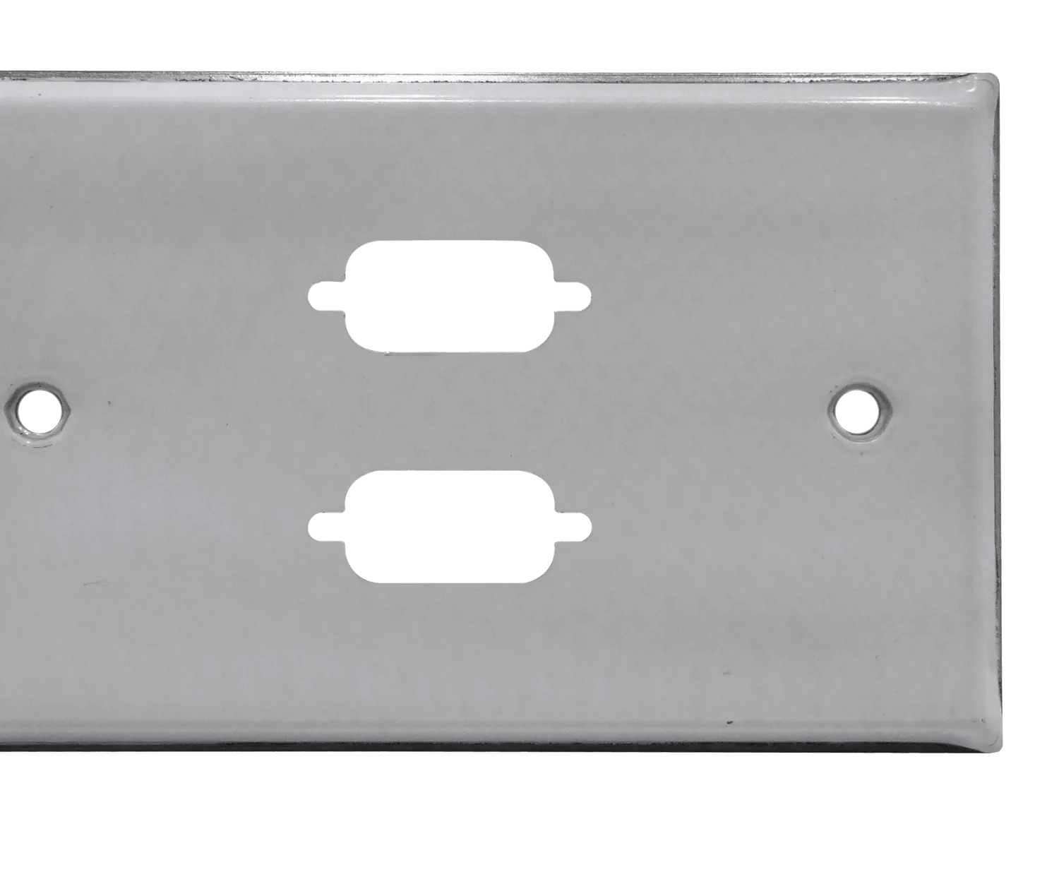 Faceplate VGA Metalico LINKMADE FP2MV 2U 2 VGA HH 70x114mm Requiere VGA 2