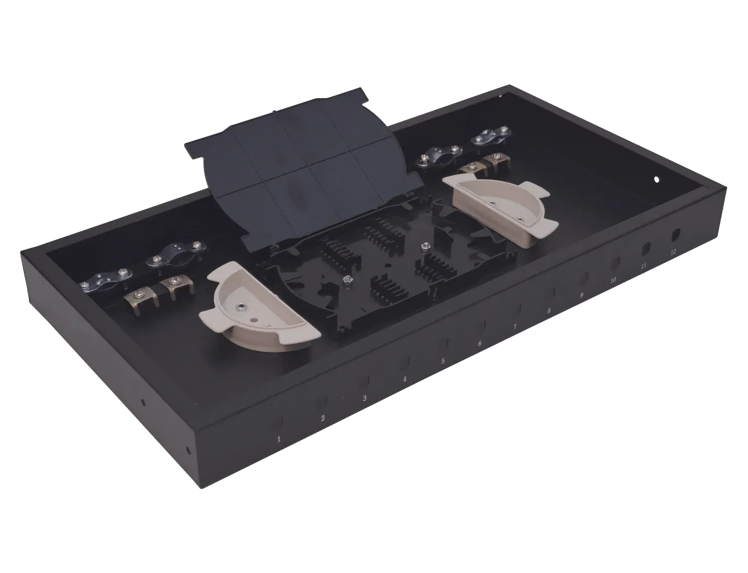 Panel Fibra LINKMADE CFR12TF Fijo 12ST FC 1U Requiere Coplas Redondas 2