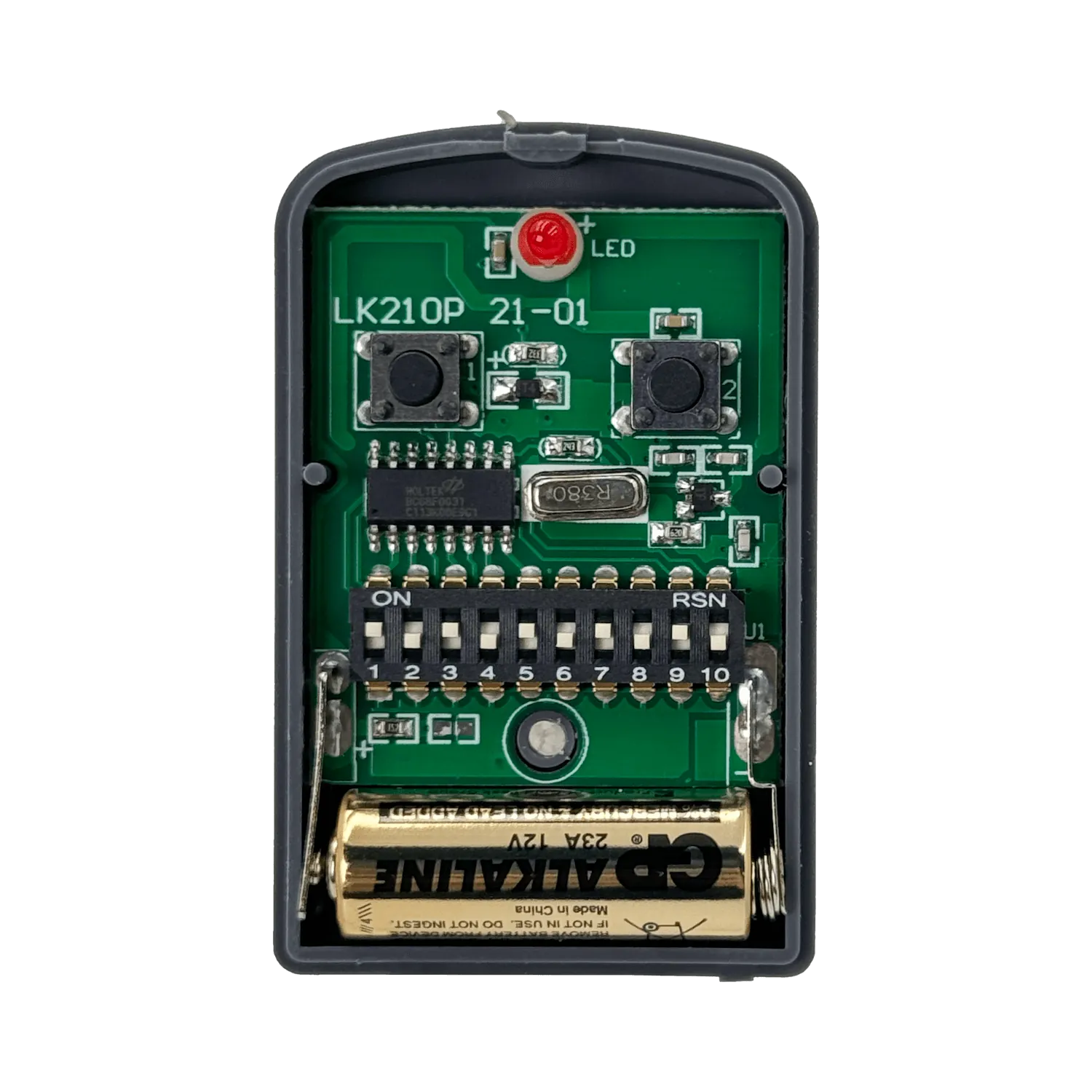 GARRISON 1-Canal 60mt incl Bat 12V Transmisor ControlRemoto LK-102P-RM 2