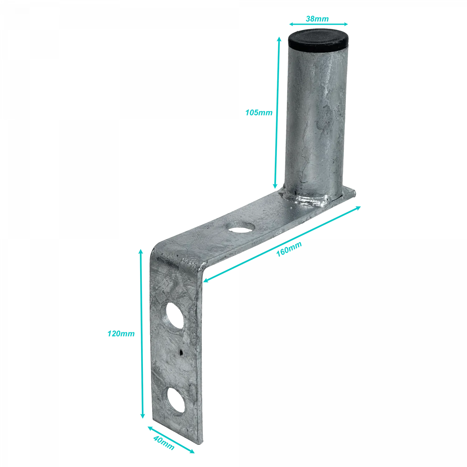 Tipo-S Soporte Metalico Fierro a Muro Wallmount Brackett 5