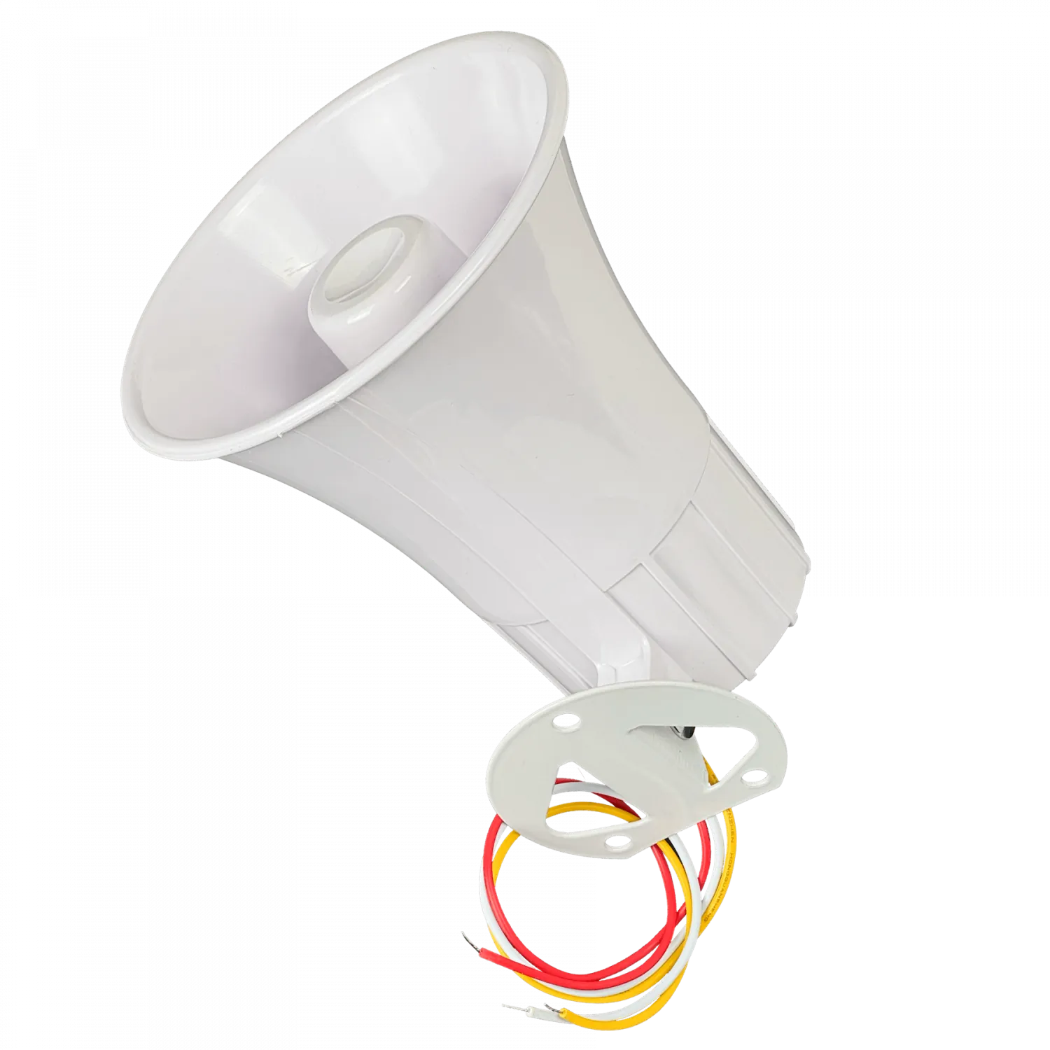 Sirena Blanca 20 watt doble tono exterior 6-12V 110 dB 3