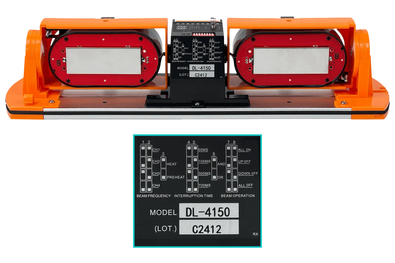 Infrarrojo 2-haz 150mts Interior-Exterior 9-30VDC 9-20VAC Rayo Lineal 7