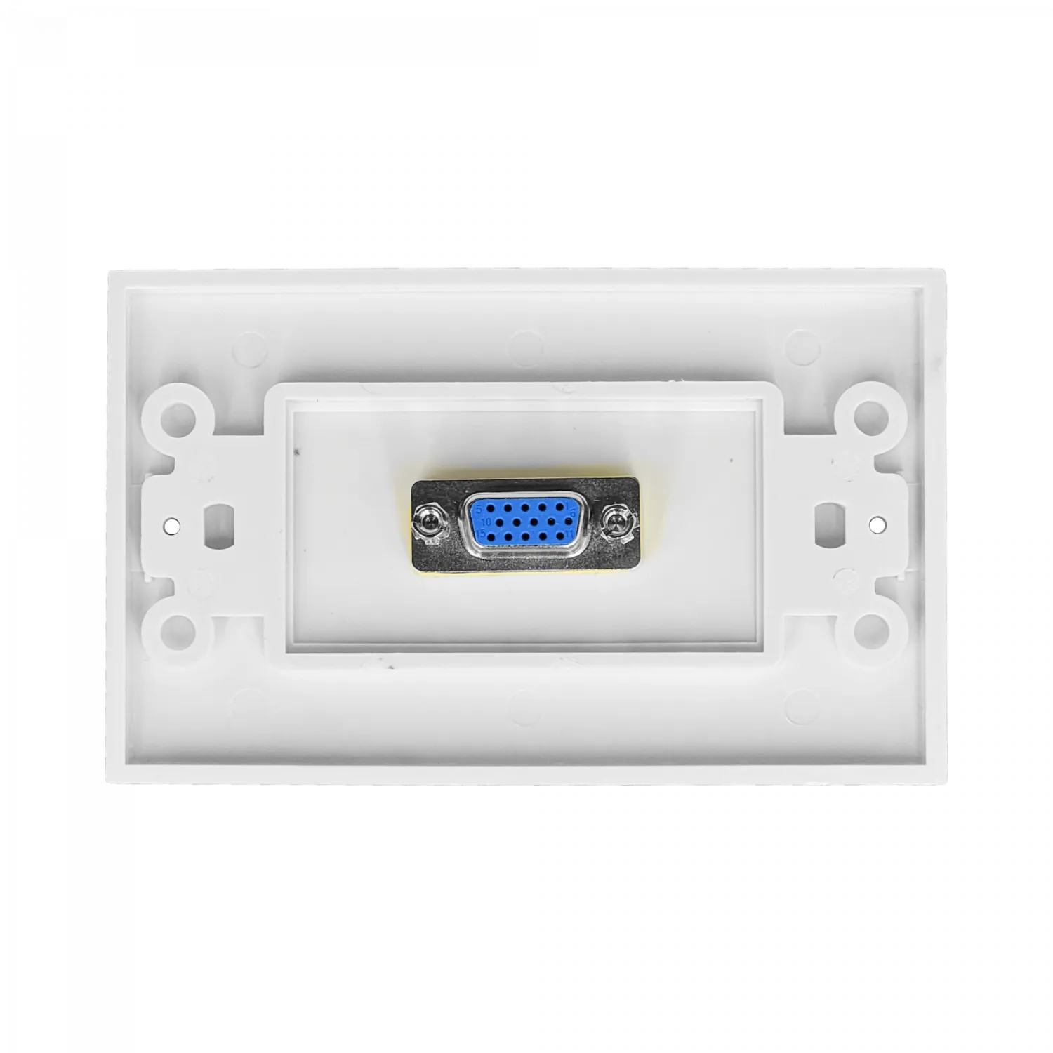 Faceplate VGA Hembra-Hembra Blanco 70x114mm WPHD15FF 4