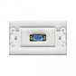 Faceplate VGA Hembra-Hembra Blanco 70x114mm WPHD15FF - Miniatura 4