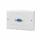 Faceplate VGA Hembra-Hembra Blanco 70x114mm WPHD15FF - Miniatura 2