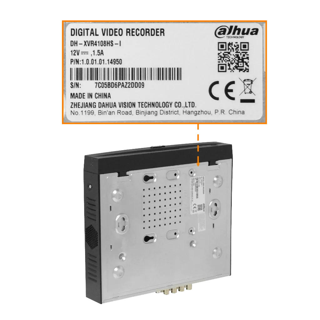 Grabador de Video DAHUA DVR-8 Analogo IP req-1-SATA LAN-100, HDMI, VGA, USB, RS485 DVR HCVR4108 2