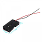 PORTA-2AA. Porta-Pila 2-AA Negro Cable-10cm - Miniatura 2