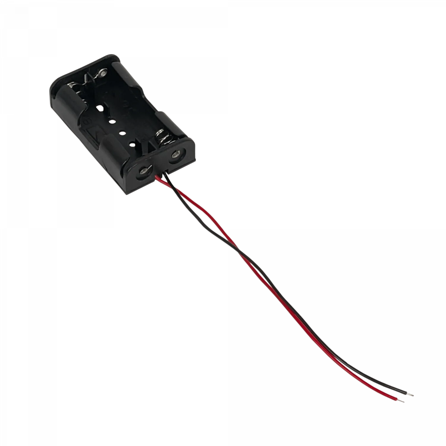 PORTA-2AA. Porta-Pila 2-AA Negro Cable-10cm 4