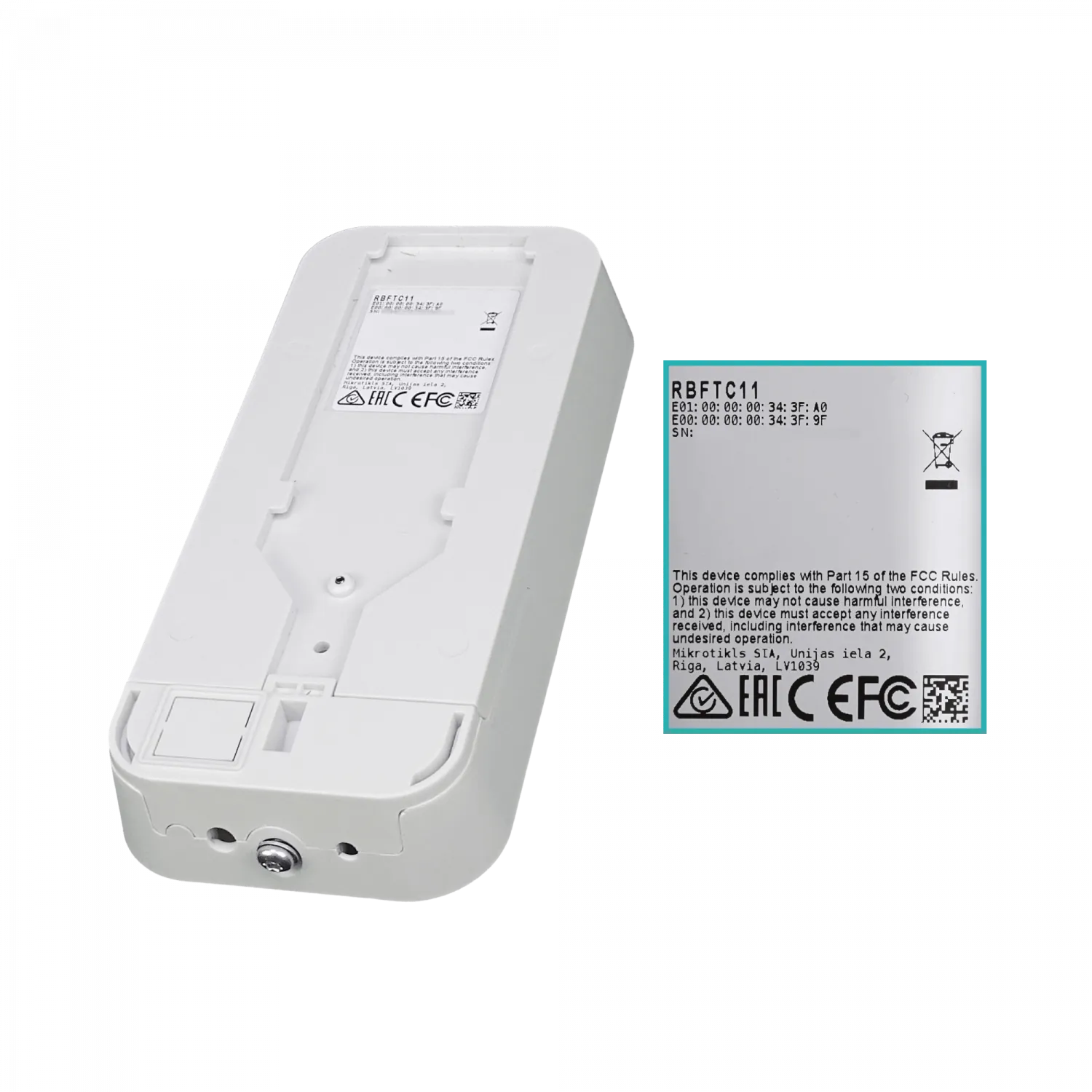 Convertidor MikroTik RBFTC11 SFP PoE 12-57V Exterior inc24V 3